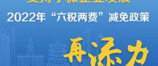 一圖了解：支持小微企業(yè)發(fā)展，2022年“六稅兩費(fèi)”減免政策再添力